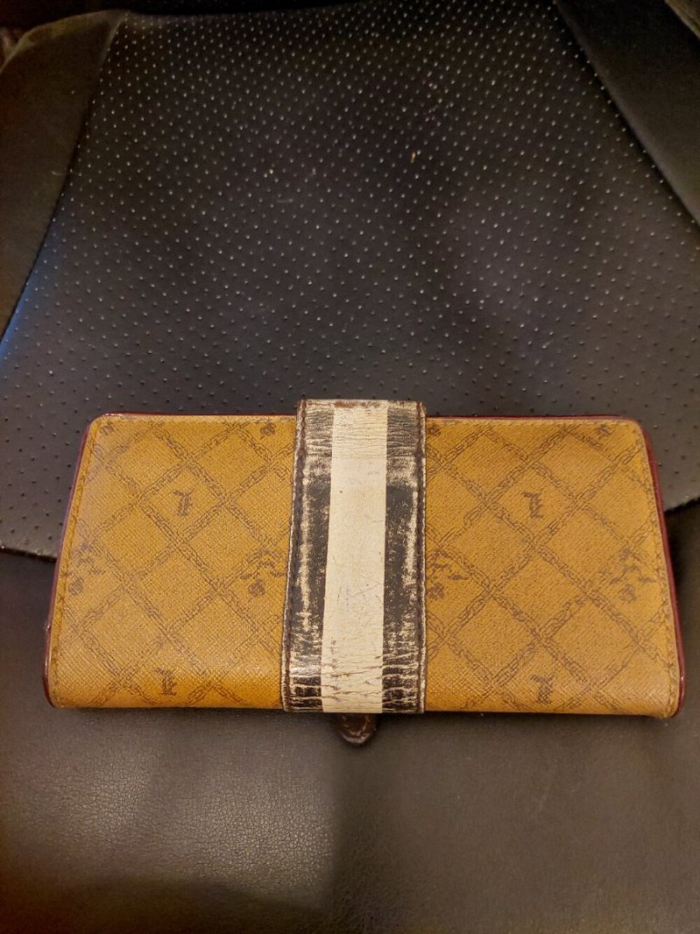 Vintage Gwen Stefani L.A.M.B. Saddle Leather Wallet - Picture 2 of 4